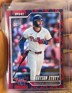 2026 Topps Series 2 #562 Bryson Stott Philadelphia Phillies SSP TEAM LOGO BORDER