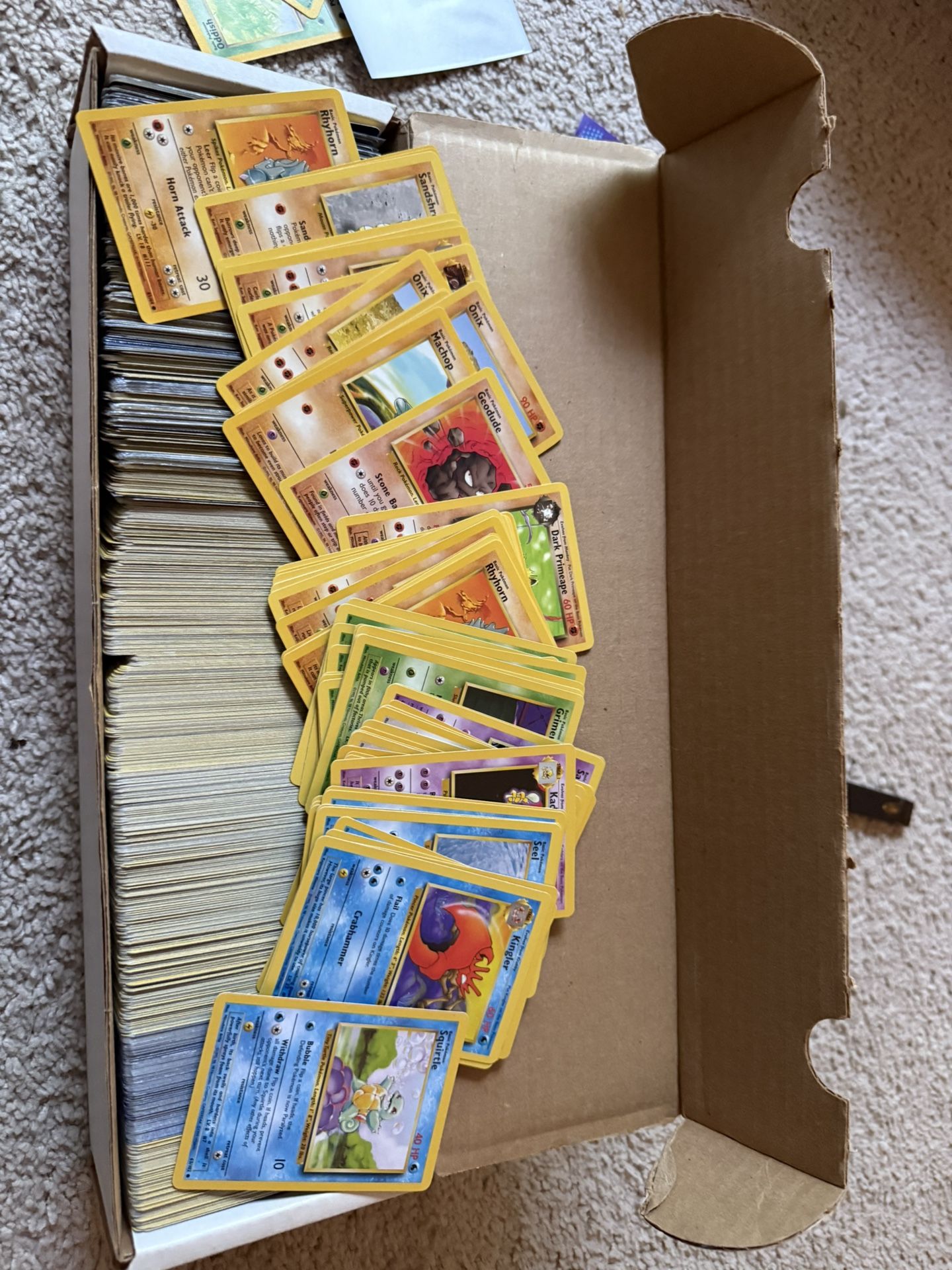 Vintage Pokémon Cards Bulk 1000