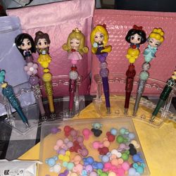 🩷Princess bead Pens💜