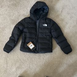 The Northface  Reversible Down Hooded Jacket Girl