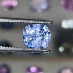 1.10Ct Natural Unheated Light Blue Sri Lankan Sapphire