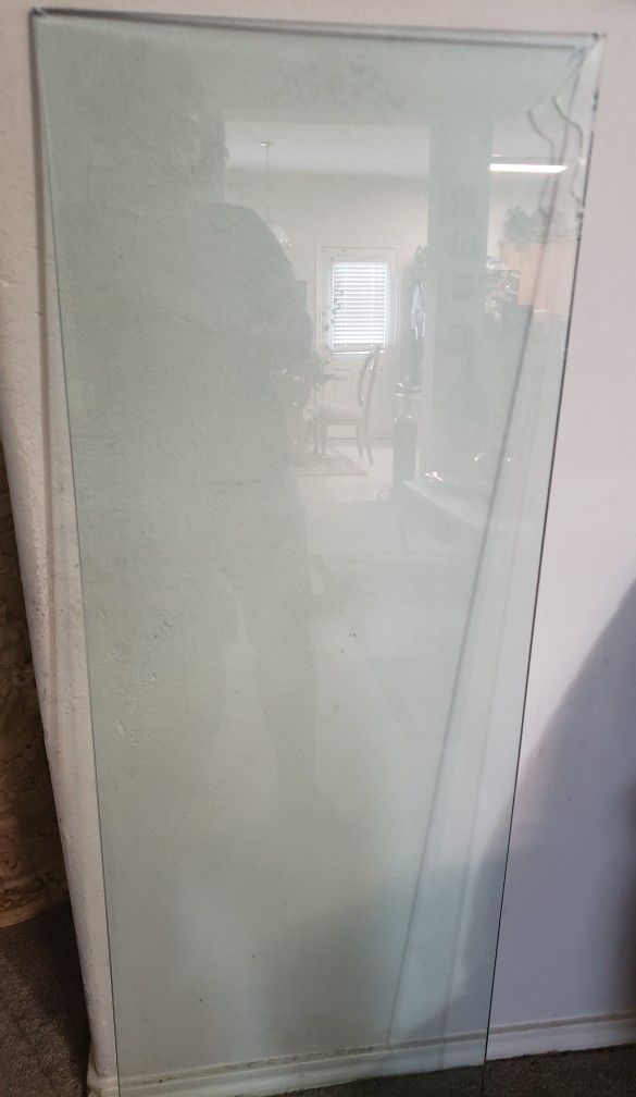 Table Top Glass 16"x47" As Is