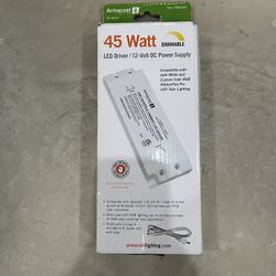 45 Watt LED Driver/12 Volt Dimmable DC Power Supply by Armacost Lighting