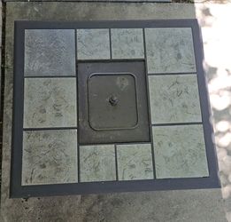 Fire Pit Table Backyard patio wood burning