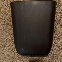 Black Trash Can