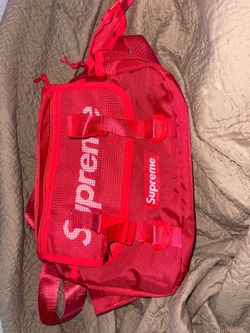 Supreme waist bag (ss20) red