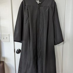 Black Graduation Gown 5'3"-5'4"