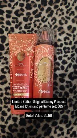 Bath and Body Works Original Limited Edition Disney Princess sets