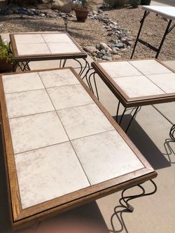 Coffee Table & Two End Tables - Need Gone Today! First $25 Takes All!!