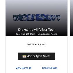 Anyone Selling Drake Tickets