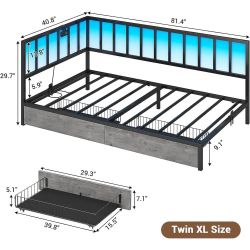 TwinXL Bedframe New- In Box