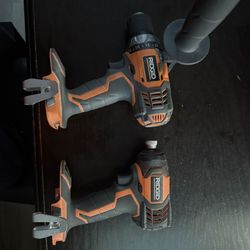 Ridgid  Drill And Impacted 