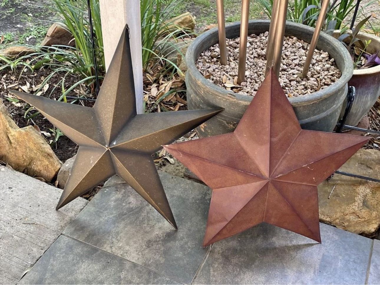 Metal STARS Decor Indoor -Outdoor 24'-26