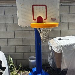 Costzon Kids Basketball Hoop, Height Adjustable 3.9FT- 5.2FT Basketball Goal for Kids, Portable Mini Basketball Set, Indoor Outdoor Toddler Basketball