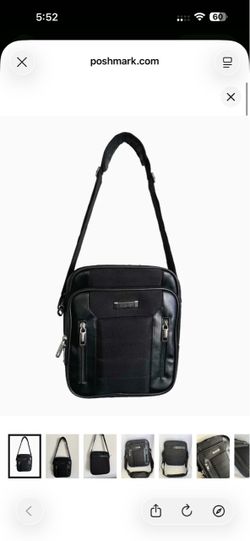 Black Crossbody Messenger Shoulder Bag