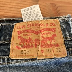 Men’s Levi jeans 505 40W 32L in good used condition 