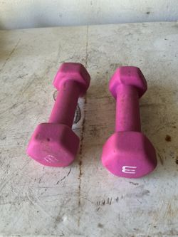3 Lb Dumbbell Pair