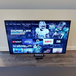 55" Samsung LED Smart TV + 4K Amazon Fire Stick + $2499 MSRP + Remote + HDMI + Commerical Sign TV
