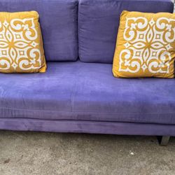Small Purple Sofa