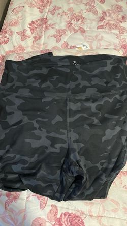 Camo Print Athletic Bike Shorts