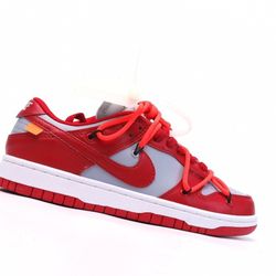 Nike Dunk Low Off White University Red 18