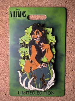Disney D23 Expo 2024 The Ultimate Fan Event WDI MOG Villains Scar Lion King Pin