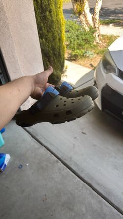 Green Crocs