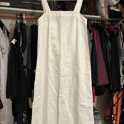 Madewell White Linen Sundress