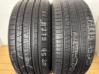 2 tires 275 45 20 Pirelli scorpion verde ad like new no repairs