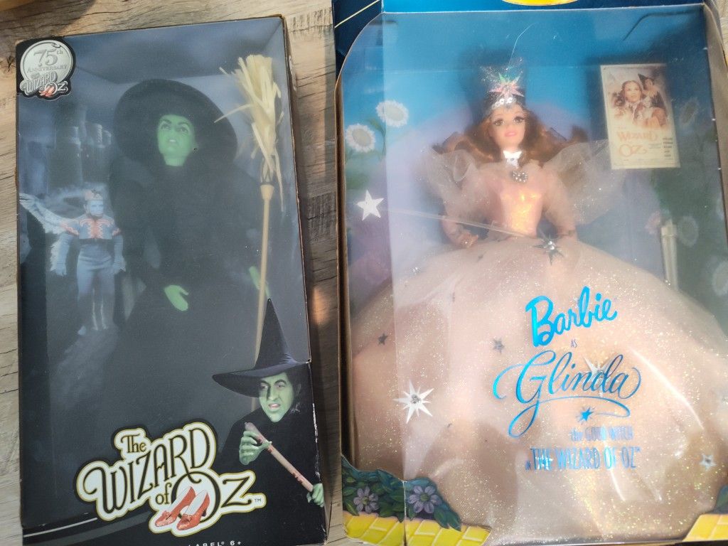 1995 Glenda The Good Witch Barbie, 2012 Pink Label Wicked Witch