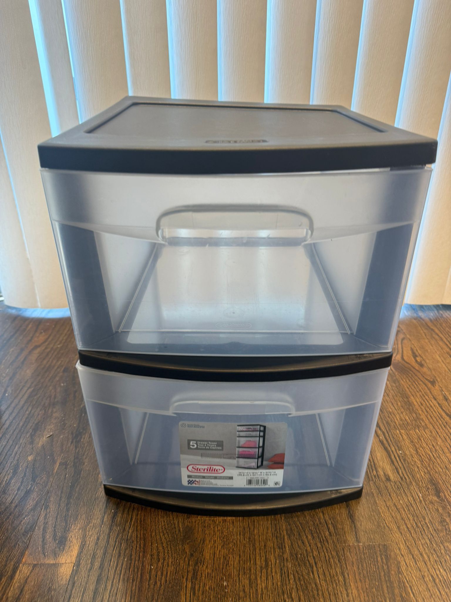 Sterilite 2-Drawer Tower, Medium Size