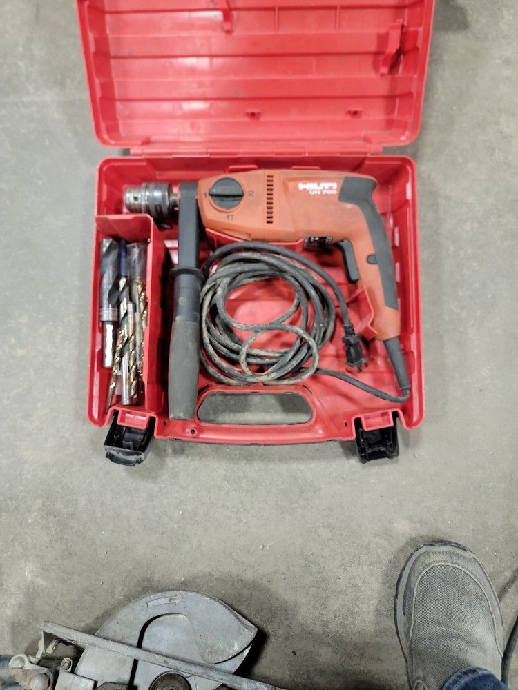 Hilti UH700 Hammer Drill 1/2" 120-Volt UH 700 Corded 2 Speed High Torque Universal
