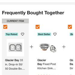 New Kitchen Sink Glacier Bay Stainless 