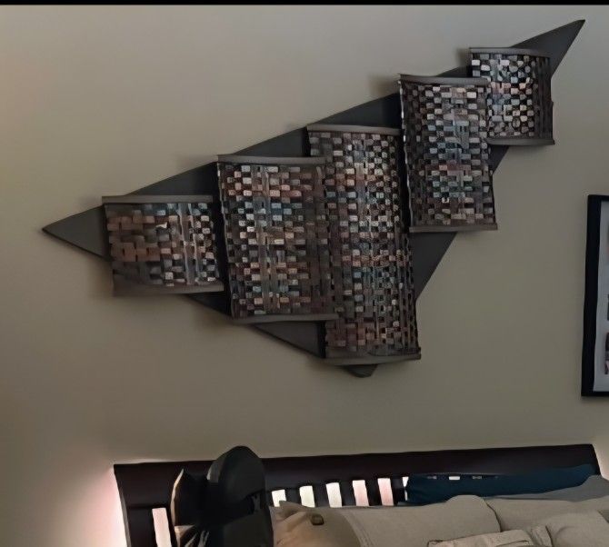 Wall Art - Woven Aluminum Basketry