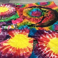 Tie Dye T shirts and Tapestry