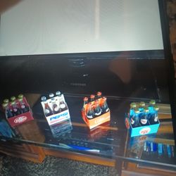 Miniature Soda Bottles In Cases And One In The Collectible Box