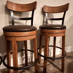 Bar Height Swivel Stools 29 Inch