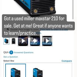 Miller Maxstar 210 Welding Machine Stick/tig