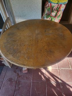 Wood table