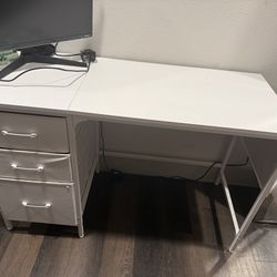 White desk