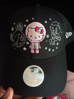 Two Hello Kitty Snapback Baseball Caps 