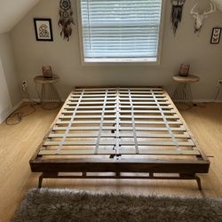 Home Depot Wooden Bed frame - Broken