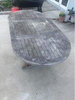 Teak Outdoor Table
