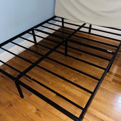 Queen Bed Frame + 6” Gel Memory Foam Mattress – Moving Sale!