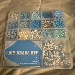 6000+PCS Clay Beads Bracelet DIY Kit (blue)