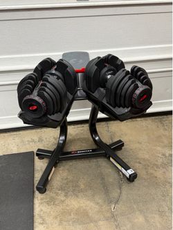 Bowflex 1090 adjustable Dumbbells with Stand
