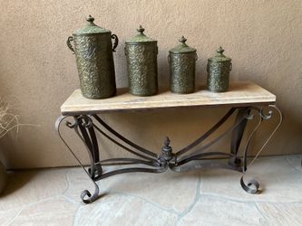 Metal Canister Set (4)
