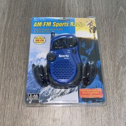 NEW Lenoxx Sound AM/FM Sports Radio w/ Head Phones PR-35M