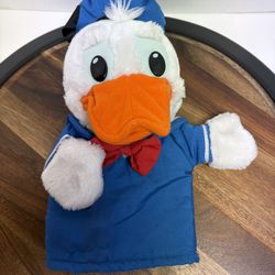 Vintage Applause Disney Donald Duck 12 Inch Plush Puppet