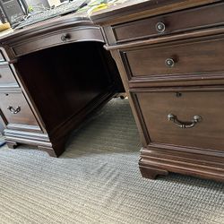 66” Curved Executive Desk (Two On Hand)